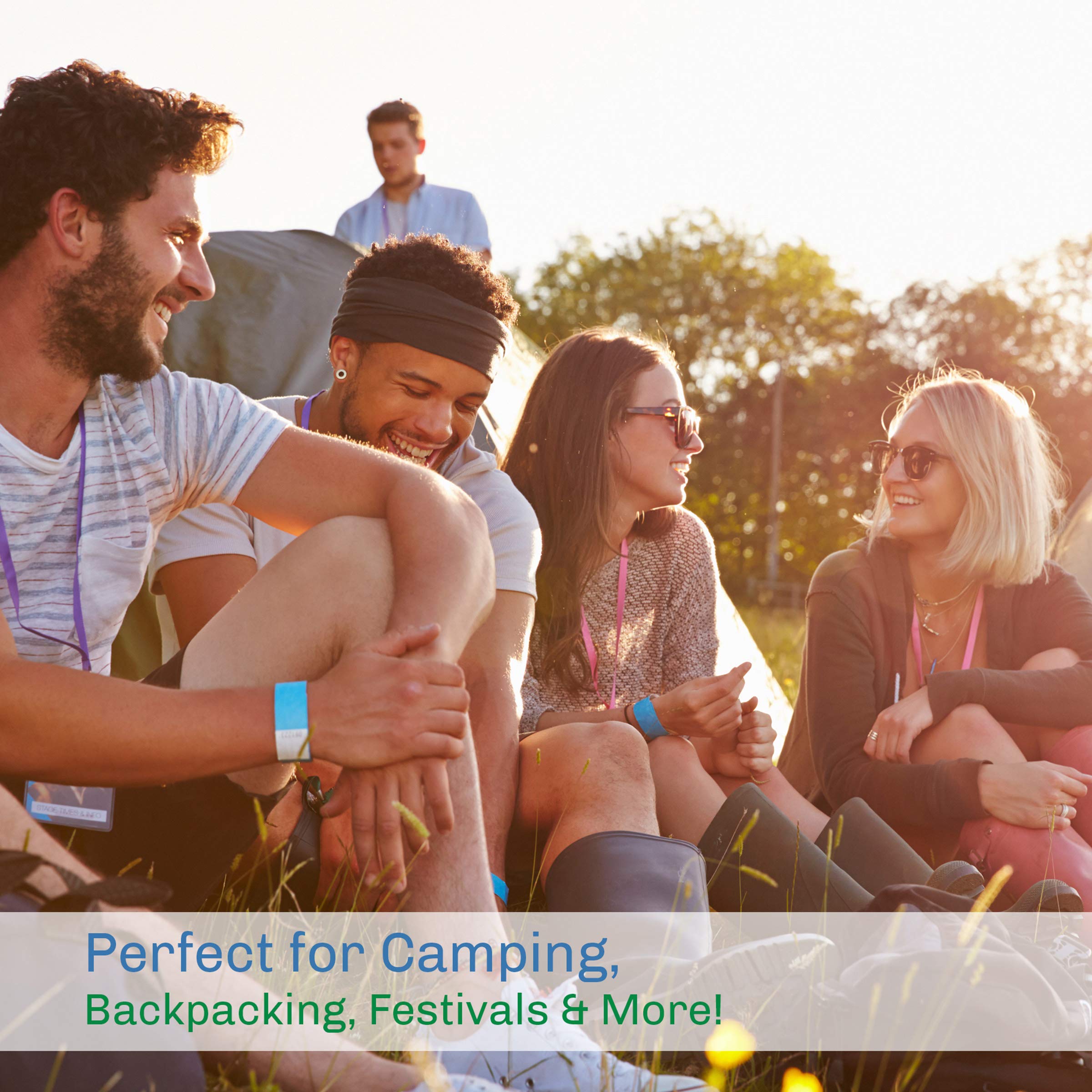 2 Person Camping Tent with Rain Fly and Carrying Bag - Lightweight Outdoor Pop Up Tents for Camping Essentials, Music Festivals, Backpacking, Hiking, or Beach Shelter by Wakeman Outdoors