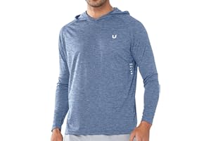 NORTHYARD Men's UPF 50+ Hoodie Shirts Long Sleeve Sun Protection Fishing Swim Beach UV SPF Rash Guard Quick Dry Lightweight