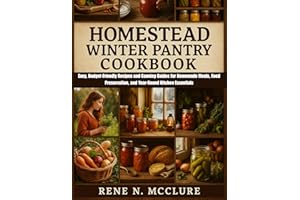 Homestead Winter Pantry Cookbook: Easy, Budget-Friendly Recipes and Canning Guides for Homemade Meals, Food Preservation, and
