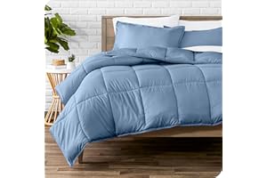 Bare Home Comforter Set - King/California King Size - Ultra-Soft - Goose Down Alternative - Premium 1800 Series - All Season Warmth (King/Cal King, Coronet Blue)