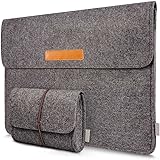 Inateck 13.3 Inch MacBook Air/ Retina Macbook Pro/ 12.9 Inch iPad Pro Sleeve Case Cover Ultrabook Netbook Carrying Case Protector Bag - Dark Gray