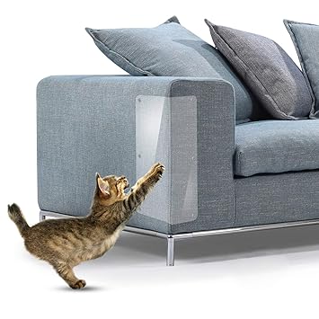 Techson 2 Pack Cat Scratch Furniture Protector Vinyl Couch