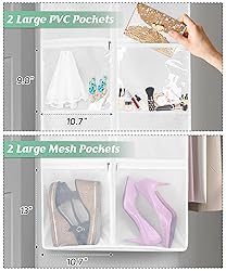 MISSLO Portable 70" Wedding Dress Garment Bag with