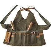 Esschert Design unisex adult gardening aprons, Olive Green, One Size US