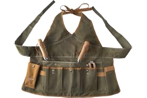 Esschert Design unisex adult gardening aprons, Olive Green, One Size US