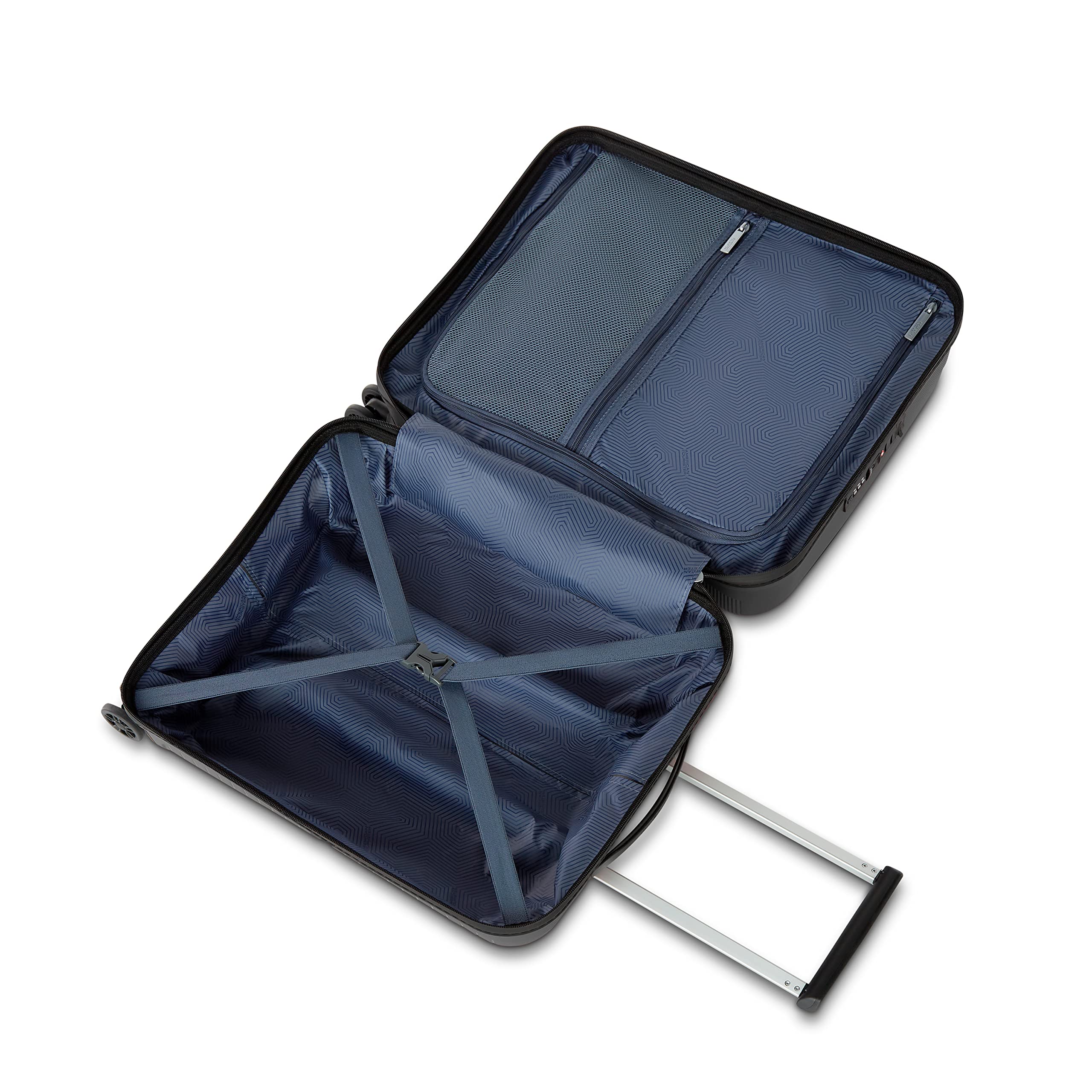 American Tourister Airconic Hardside Expandable Luggage with Spinner Wheels, Graphite, Carry-On 20-Inch