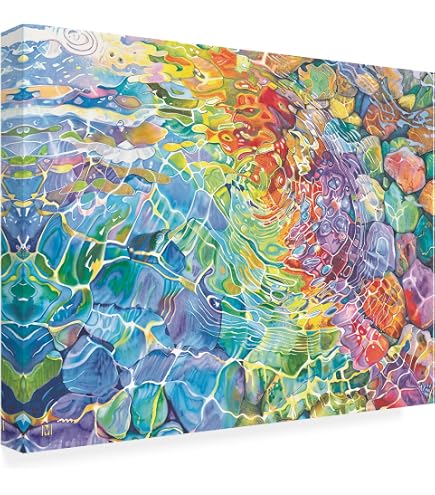 Amazon.com: Trademark Fine Art ALI17784-C3547GG Rainbow Bike