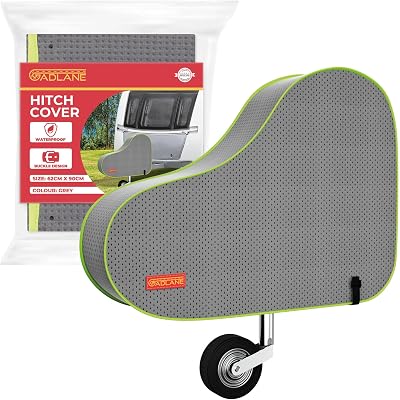GadLane Caravan Hitch Cover 90cm x 62cm Waterproof Heavy Duty Nylon