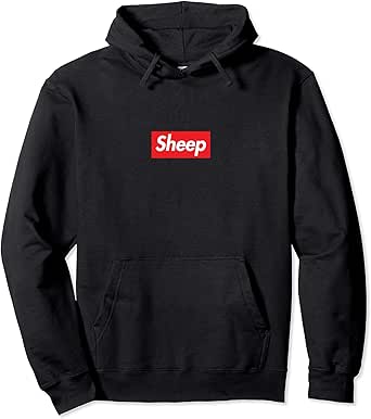 sheep box logo hoodie