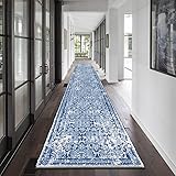 Vaukki Hallway Runner Rug, Vintage Shaggy Soft