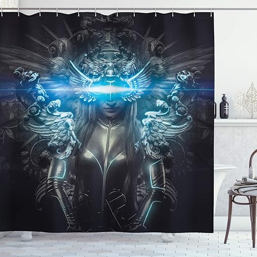Amazon Com Ambesonne Fantasy World Shower Curtain Princess In