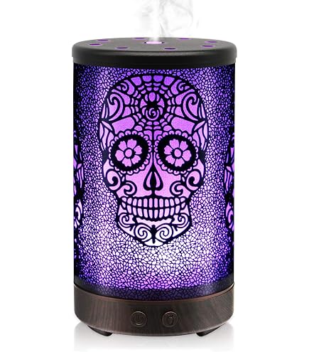 Amazon.com: Skull Essential Oil Diffuser, Daroma 100ml Metal