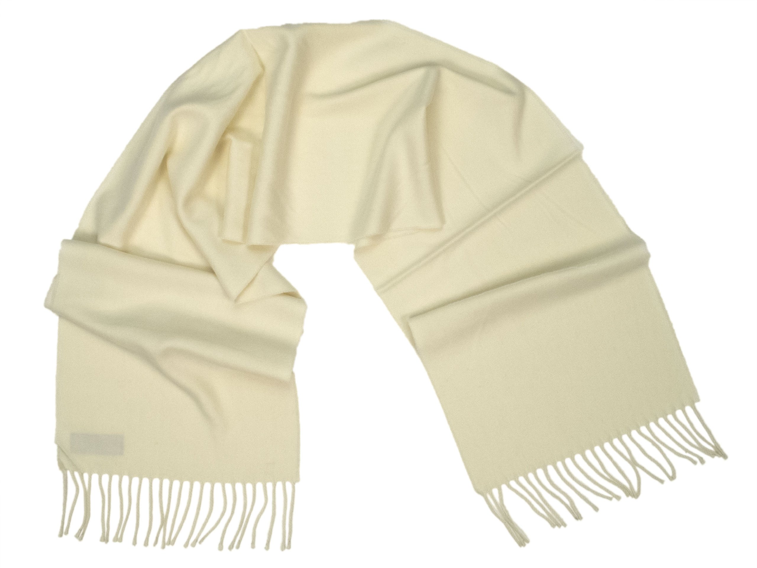 Ann Carol Designs 100% Cashmere Wool Scarf Germany 12 Inches x 64 Inches Cream White Ann Carol Designs 100% Cashmere Wool Scarf Germany 12 Inches x 64 Inches Cream White