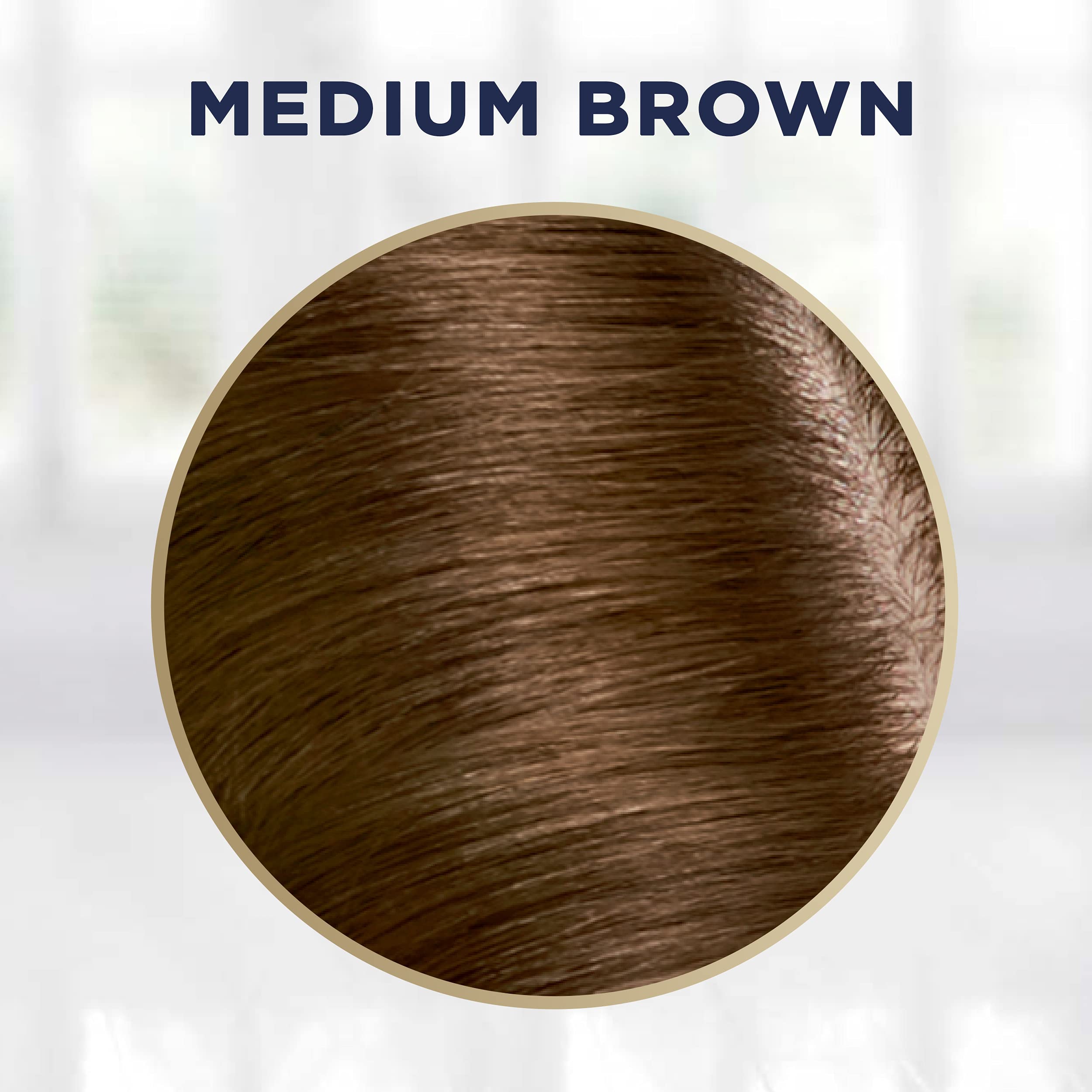 Clairol Root Touch-Up Semi-Permanent Hair Color Blending Gel, 5 Medium Brown, Pack of 2