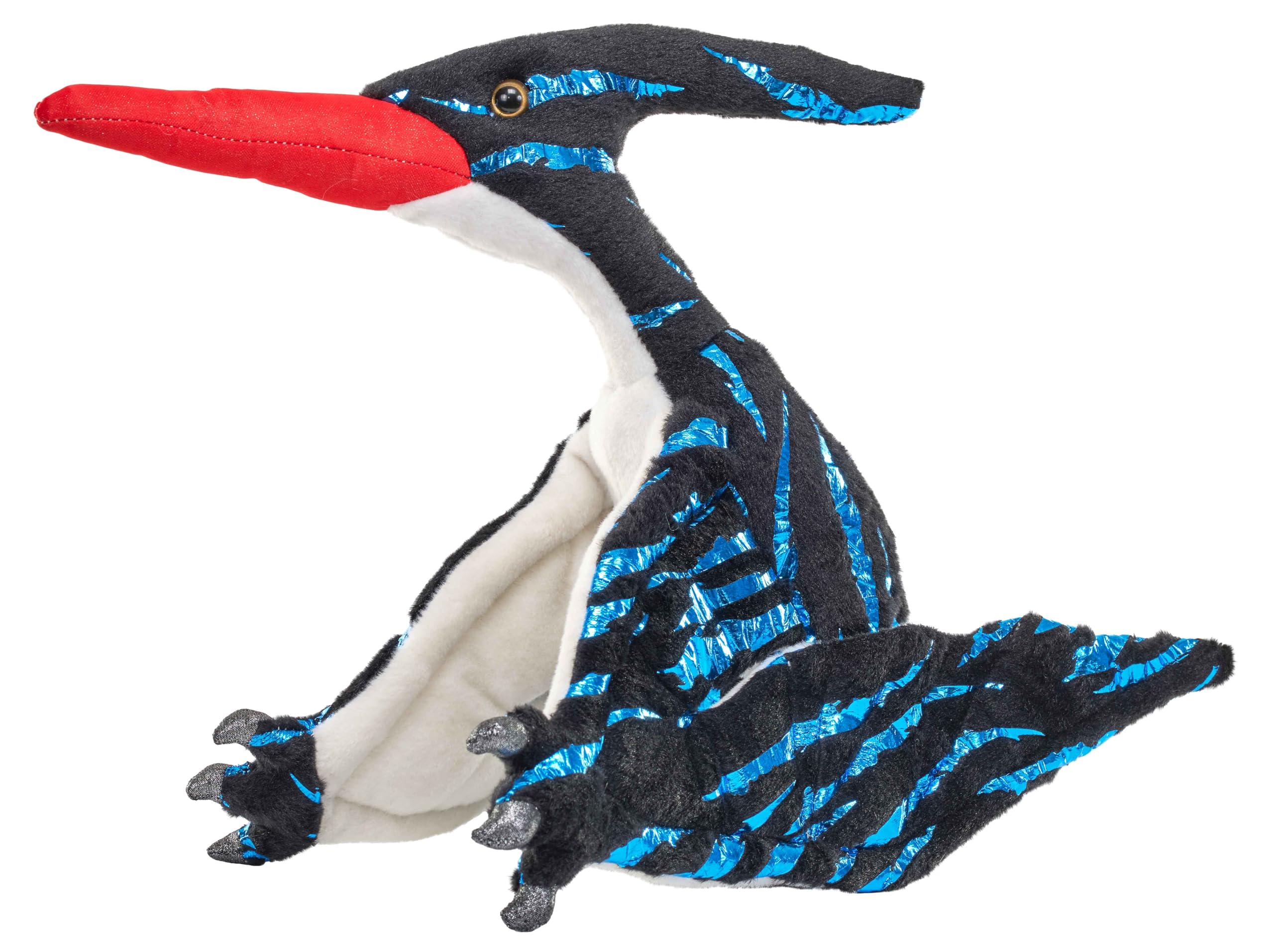 Wild Republic Foilkins Dino Pteranodon, Stuffed Animal, 12 Inches, Plush Toy, Fill is Spun Recycled Water Bottles