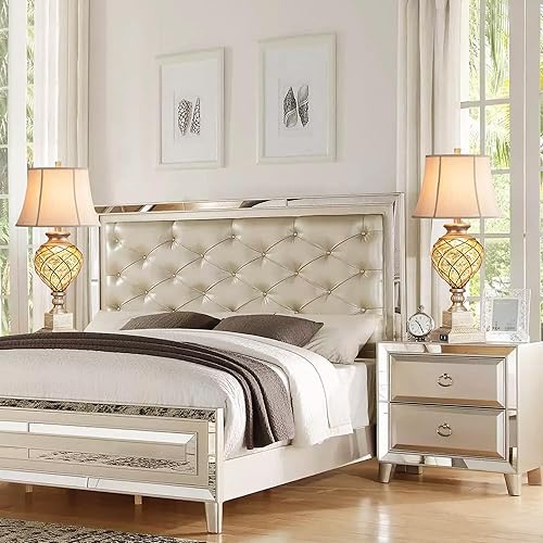 Farmhouse Table Tall White Bedside Lamps Set Of Rustic Farmhouse