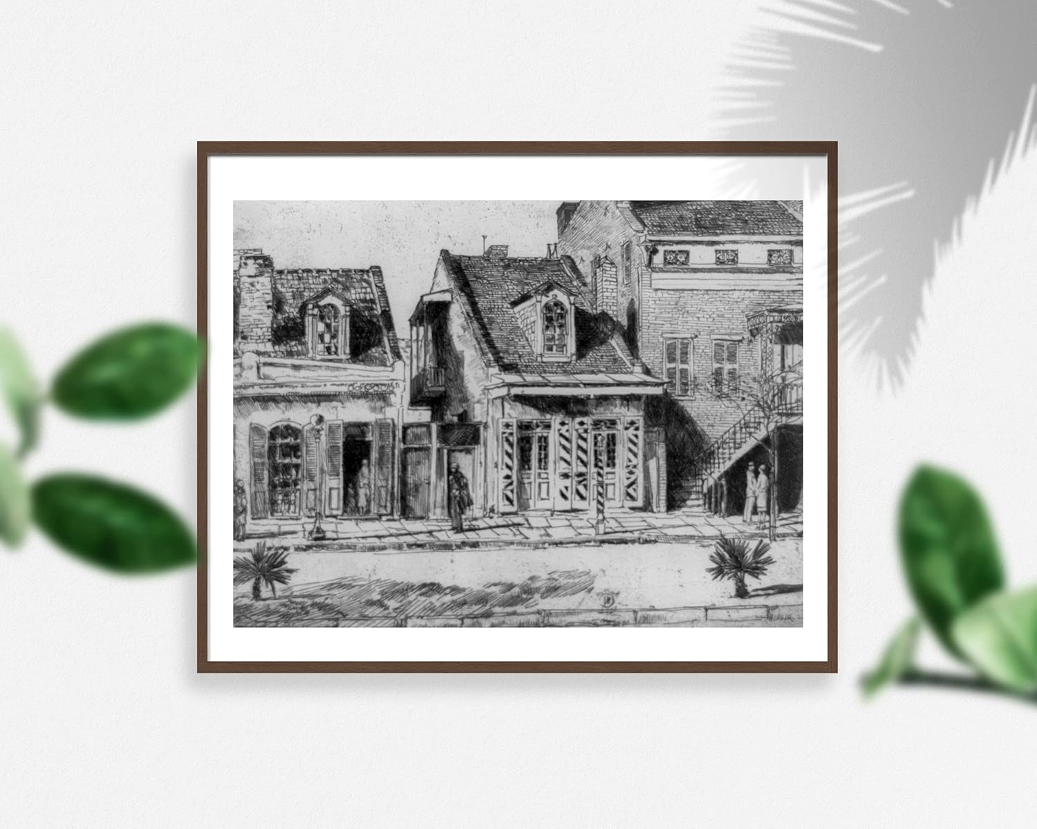 Photographs - INFINITE PHOTOGRAPHS Photo: Rampart Street, New Orleans, Louisiana, LA, 1927, Childe Hassam, Buildings