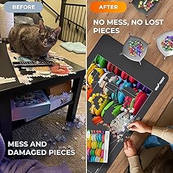 Newverest Jigsaw Puzzle Mat Roll Up, Saver Pad