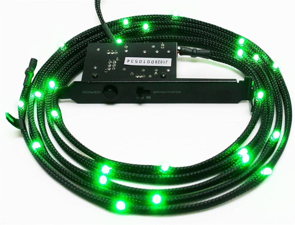 NZXT CB-LED20-GR Universal Blue LED Light Kit for PC Computer Case 2000mm