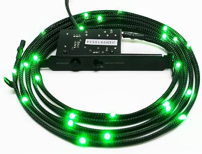 NZXT CB-LED20-GR Universal Blue LED Light Kit for PC Computer Case 2000mm