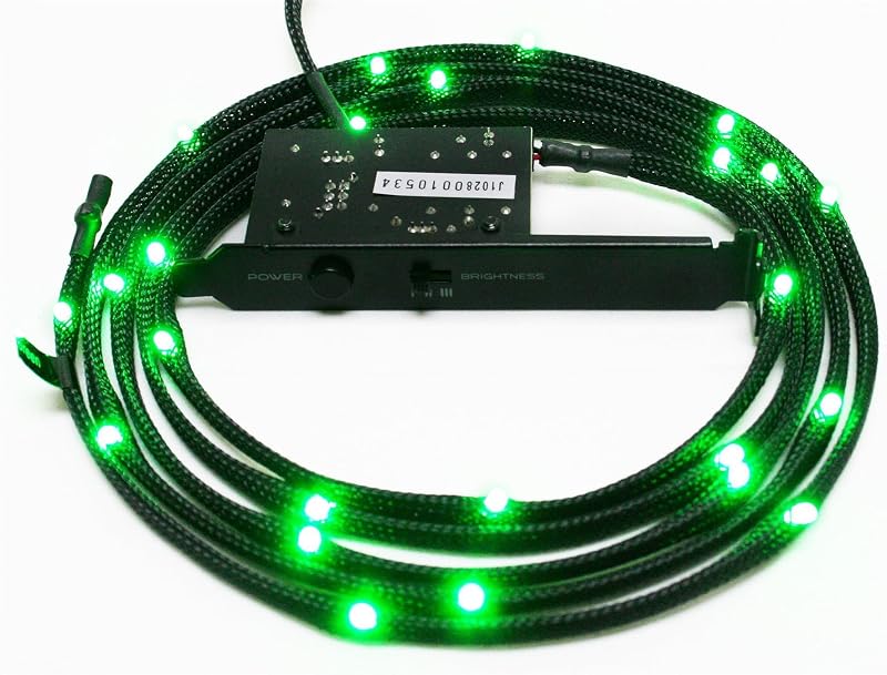 NZXT CB-LED20-GR Universal Blue LED Light Kit for PC Computer Case 2000mm