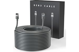 LUCMO Starlink Gen 3 Cable 50FT/ 15.5M, Replacement Extension Starlink Ethernet Cable Waterproof, Grey