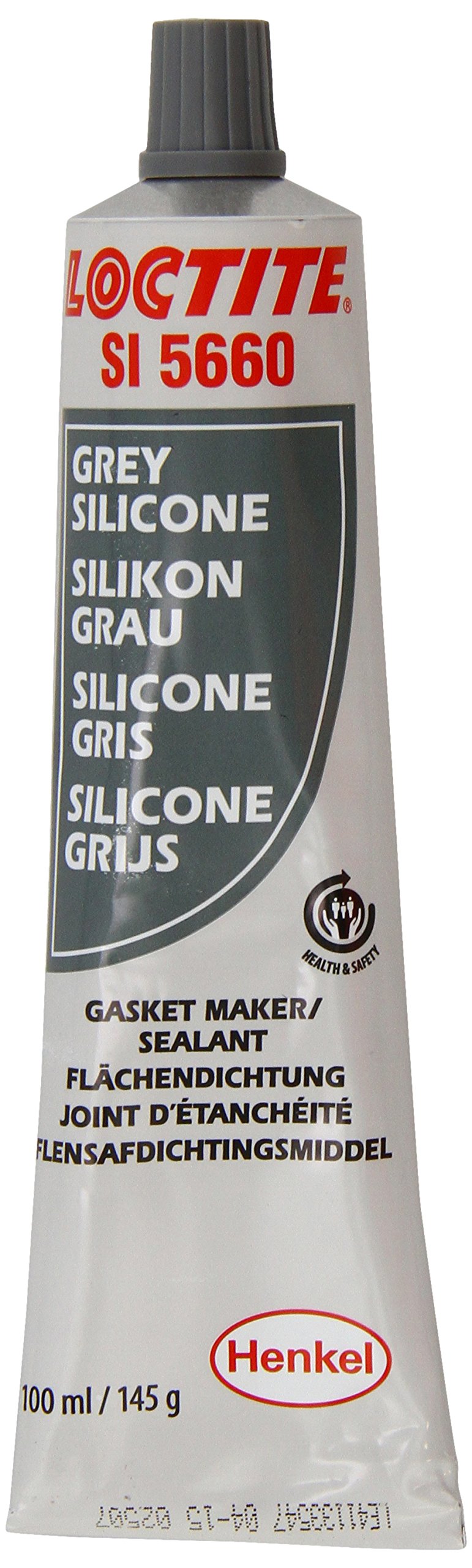 LOCTITE WY1717638 5660 Silicone Water and Glycol Resistant, 100 ml, Grey