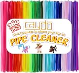 Caydo 360 Pieces Pipe Cleaners 40 Colors 6 mm x 30 cm Art Crafts