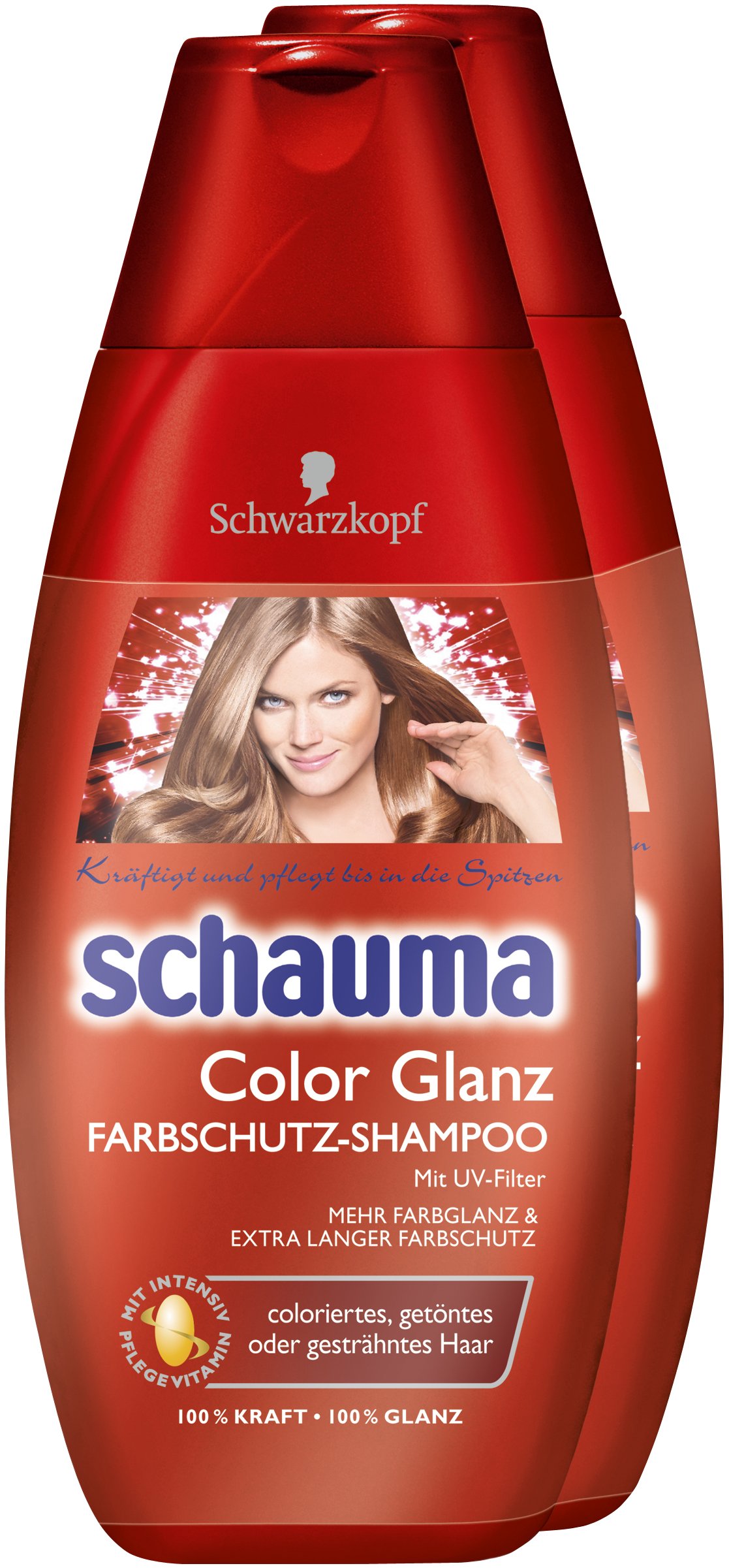 Schauma Color Gloss Colour Protection Shampoo 400 ml (Pack of 2)