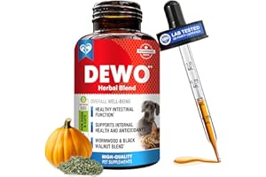 BELOVED PETS Natural Intestinal Defense for Dogs, Puppies & Cats, Kitten – Herbal Cleanse with Wormwood, Black Walnut – Promotes Healthy Gut – Advanced Broad Spectrum Formula for Large, Medium Small para Perros