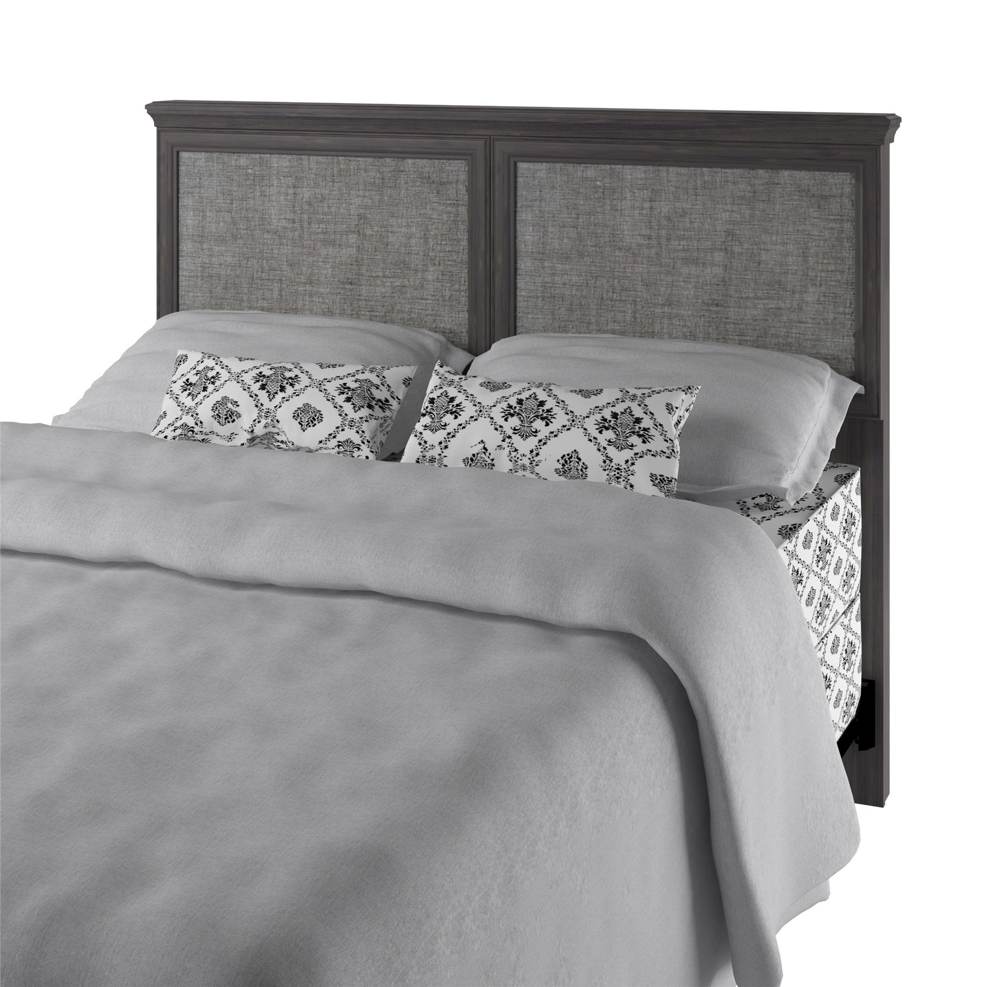 Altra Stone River Full/Queen Headboard with Fabric Inserts, Rodeo Oak