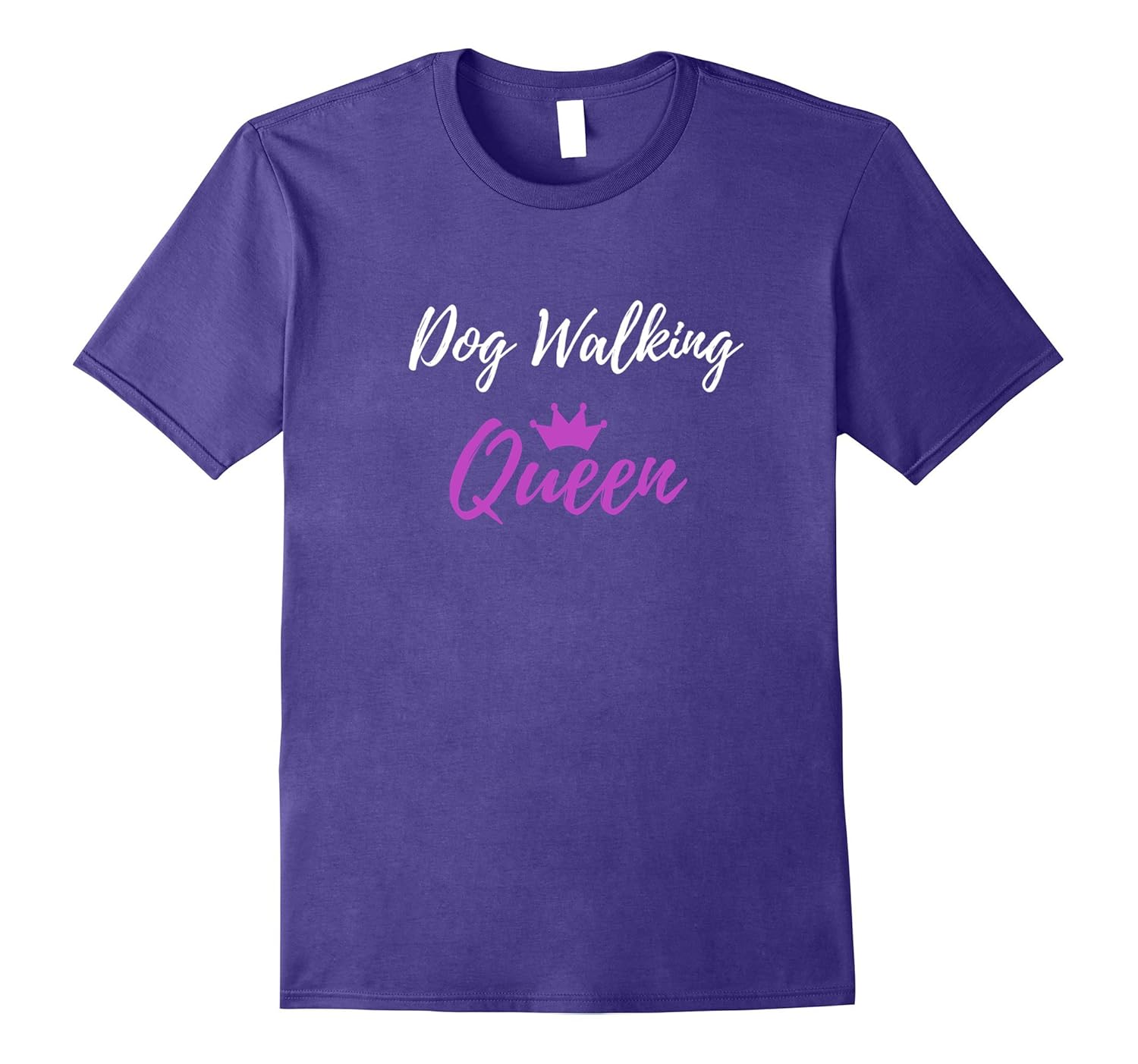 Dog Walking Queen T-Shirt Funny Dog Lover Gift Shirt-ANZ