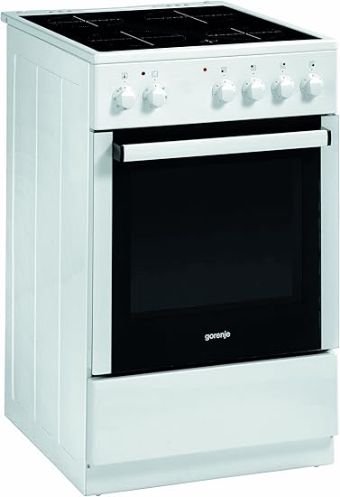 Gorenje Ec 55101 Aw Elektroherd Mit Glaskeramik Kochfeld A 49 L Weiss Aquaclean Amazon De Elektro Grossgerate