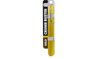 Gold Crumb Buster – Quick and Efficient Metal Crumb Remover – Dust of Tables and Countertops for Quick Cleaning - Color Coded Kitchen Tools by The Kosher Cook