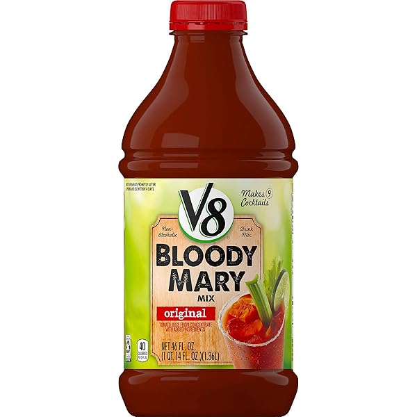 V8 BLOODY MARY MIX, 46 OZ. BOTTLE