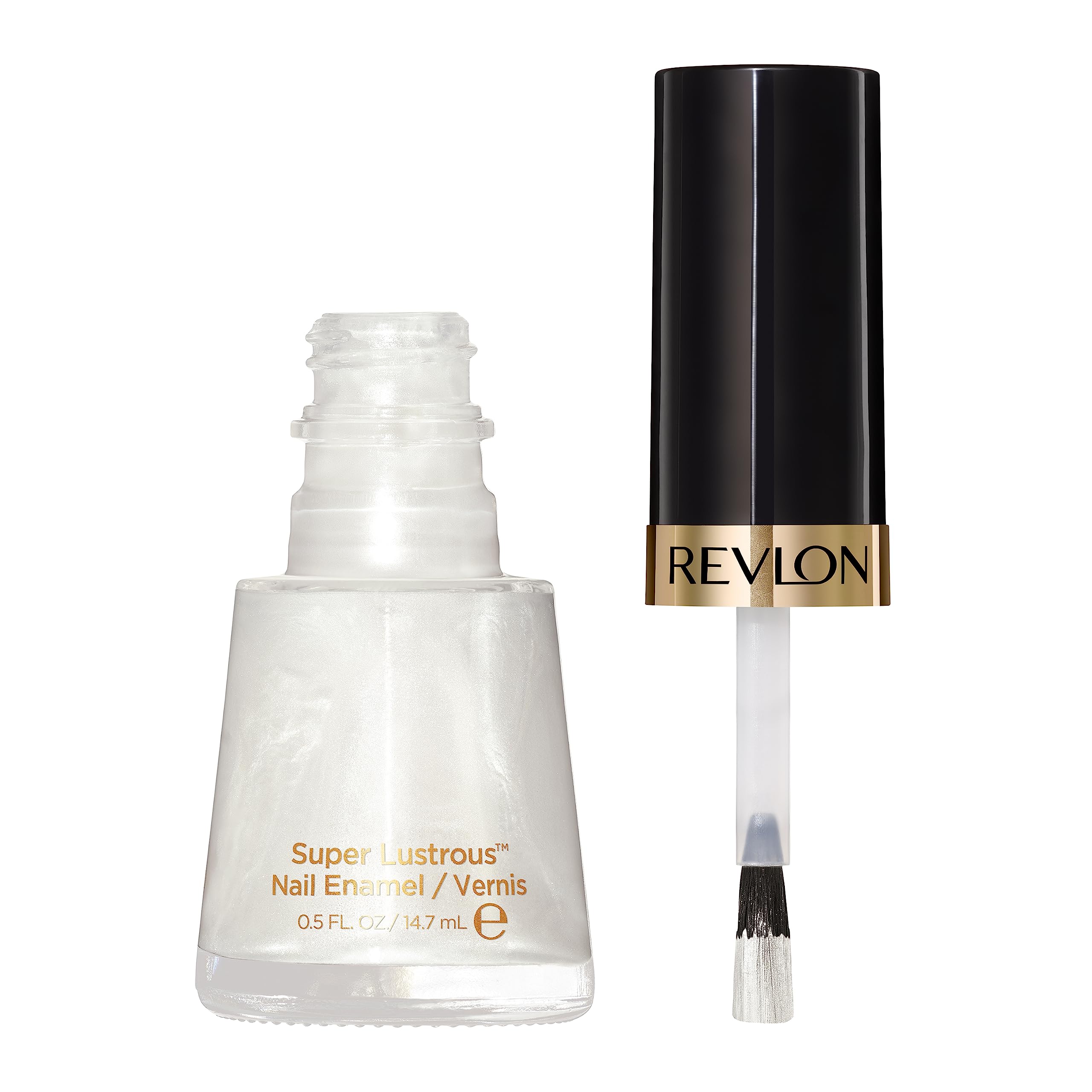 Revlon Super Lustrous Nail Polish, Chip-Resistant & Longwear Formula, High Shine Finish, 020 Pure Pearl, 0.5 fl oz - Image 3