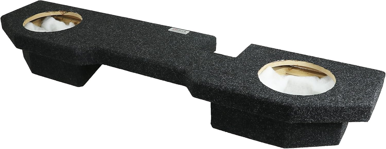 Bbox A202-10CP Dual 10" Sealed Carpeted Subwoofer Enclosure - Fits 2002-2018 Dodge Ram Quad Cab: Car Electronics