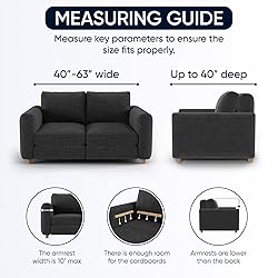 PAULATO BY GA.I.CO. Loveseat Slipcover - Oversized