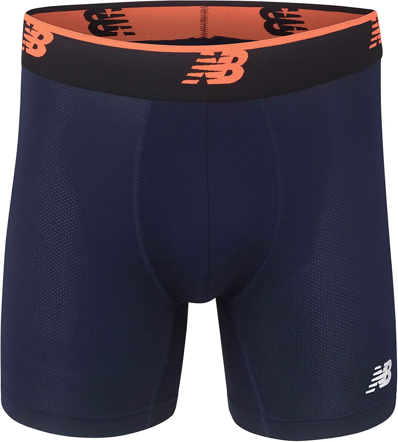 New Balance Men's Mesh 5" No Fly Boxer Brief, Athletic Compression Underwear (3-Pack): Clothing