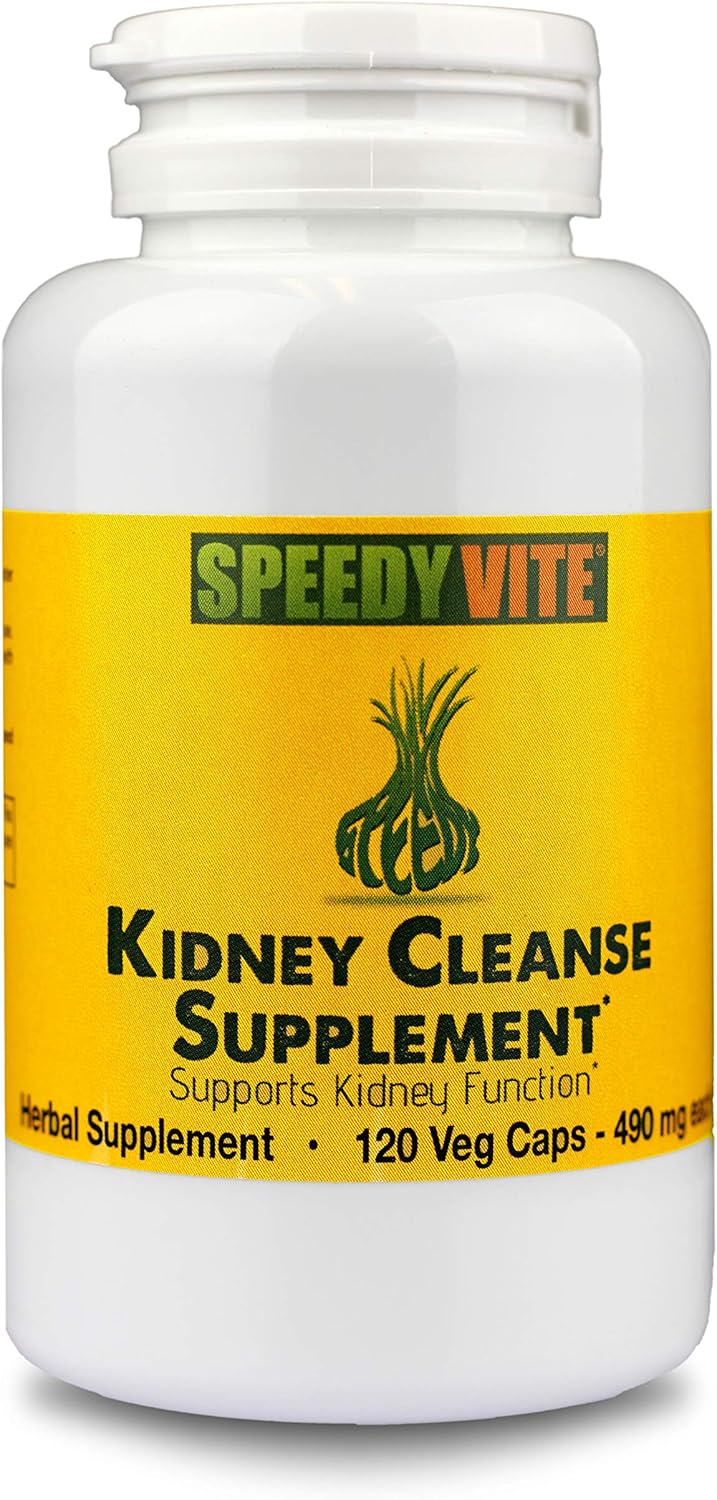 Kidney Cleanse Supplement SpeedyVite® (120 Veg caps) DailyNutriPlus LLC