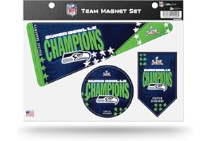 Rico Industries NFL Football Seattle Seahawks 2026 Super Bowl LX Champions Team Magnet Set 8.5" x 11" - Home Décor - Regriger