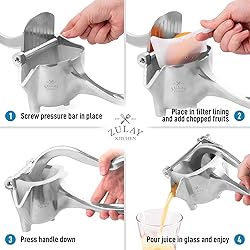Zulay Fruit Manual Juicer - Sturdy Juice Press