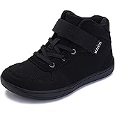 WHITIN High Top Boys/Girls Wide Barefoot Shoes + Zero Drop + Minimalist Sneaker for Little/Big Kids