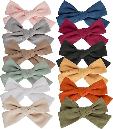 baby bow barrettes