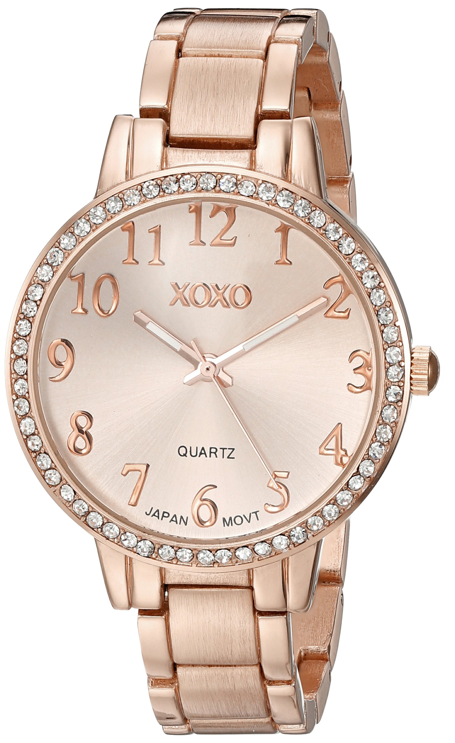 XOXO Accutime Women's Analog Quartz Watch with Metal Strap XO5846