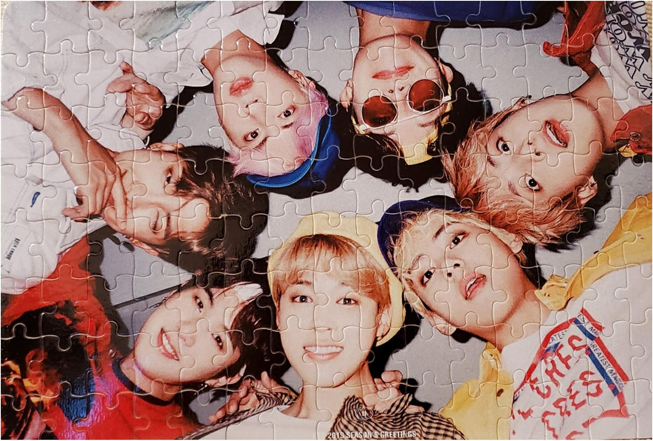 BTS Puzzles 120 Pieces Jigsaw Puzzle Taehyung Jimin Jungkook Suga J-Hope RM Jin Kpop Bangtan