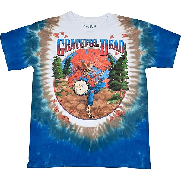 Grateful Dead 30th Anniversary Tシャツ　L Liquid Blue Grateful Dead 30th Anniversary Band Tee – Tie