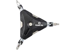 PRO BIKE TOOL 13 in 1 Y Wrench - Interchangeable Allen, Hex, Torx, Flat and Crosshead Screwdriver Tool bits - Strong, Easy, C