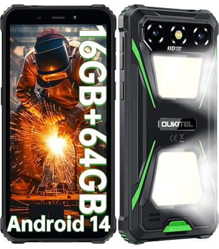 Amazon.com: OUKITEL G1 Android 14 Rugged Smartphone Unlocked - 24+