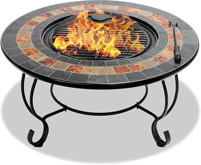 Centurion Supports Fireology Dakota jardín y patio calentador hoguera